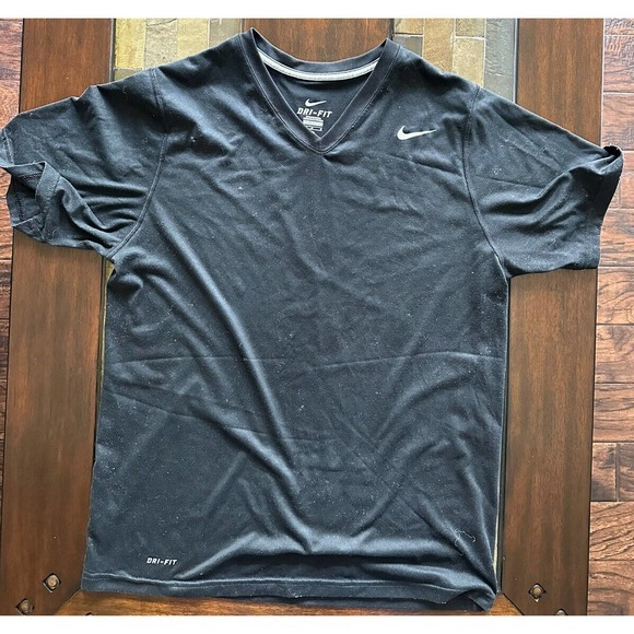 Nike Womens Large Dri Fit‎ Short Sleeve Tee T Shirt 903112 010 - Picture 1 of 3
